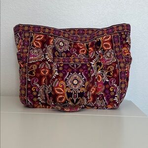 Vera Bradley Large Floral Tote Bag